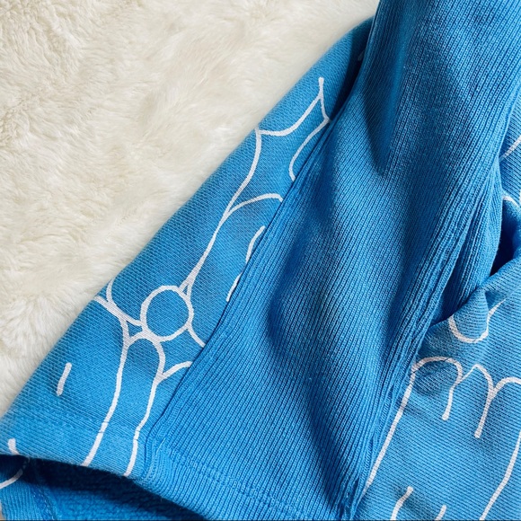 Rare Champion Reverse Weave Bubble Blue Shorts - Picture 5 of 6